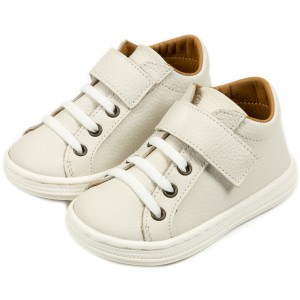 BS3062 Mονόχρωμο Σνίκερ με Μπαρέτα Χρατς  Εκρού