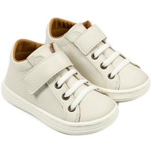 BS3062 Mονόχρωμο Σνίκερ με Μπαρέτα Χρατς  Εκρού