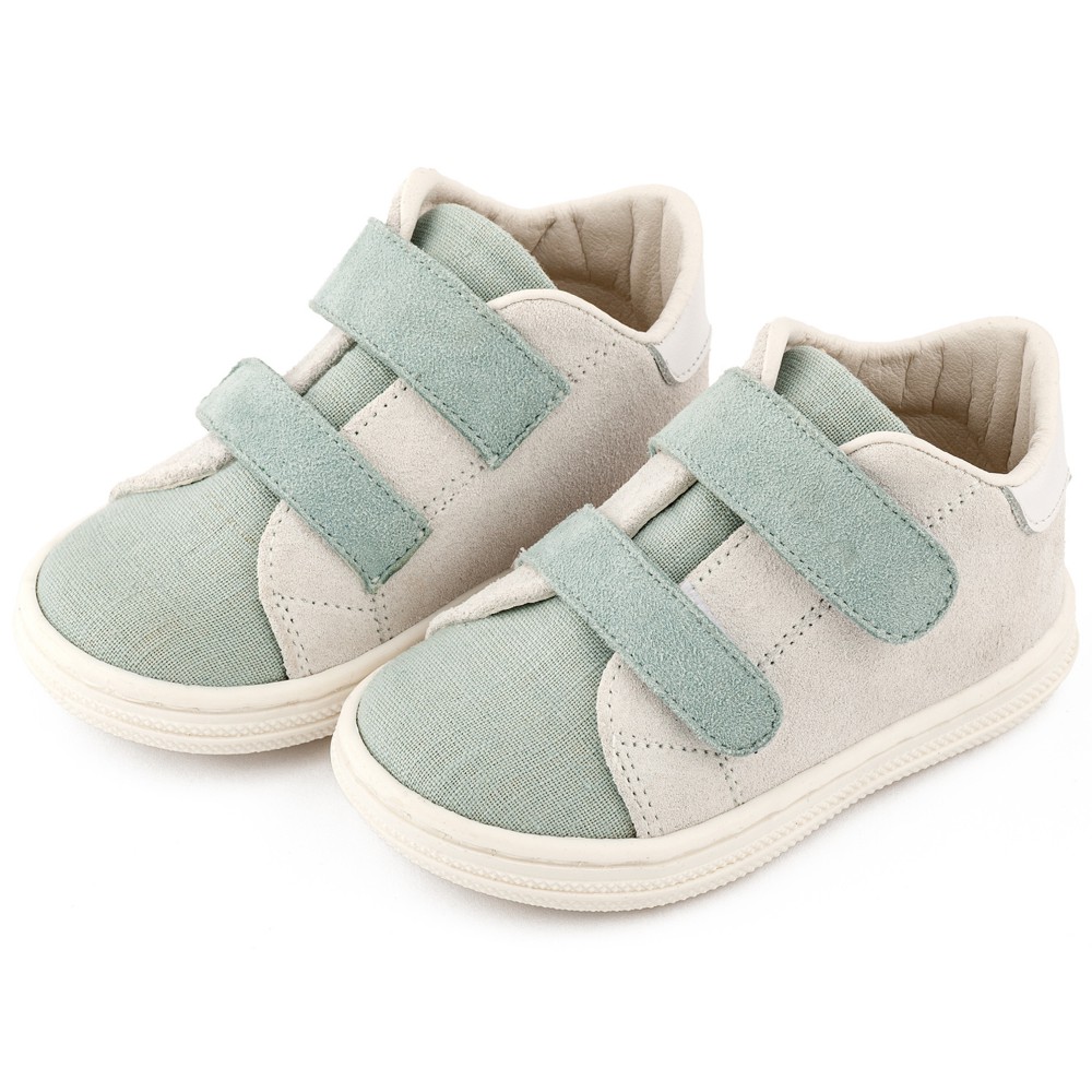 BS3085 Σνίκερ με Διπλή Μπαρέτα Χρατς  Λευκό Μίνεραλ