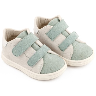 BS3085 Σνίκερ με Διπλή Μπαρέτα Χρατς  Λευκό Μίνεραλ