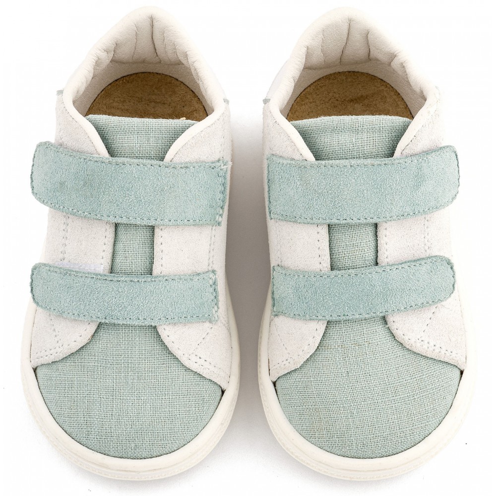 BS3085 Σνίκερ με Διπλή Μπαρέτα Χρατς  Λευκό Μίνεραλ