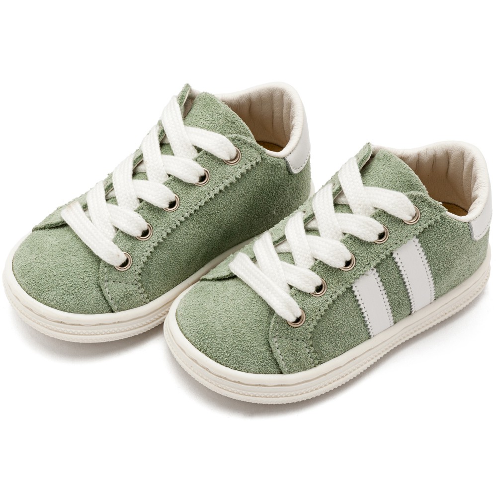 BS3086 Δετά Δίχρωμα Σνίκερς  Μέντα Λευκό