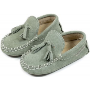 BW4011 Καστόρινο Μοκασίνι με Φουντάκια Μέντα