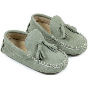 BW4011 Καστόρινο Μοκασίνι με Φουντάκια Μέντα