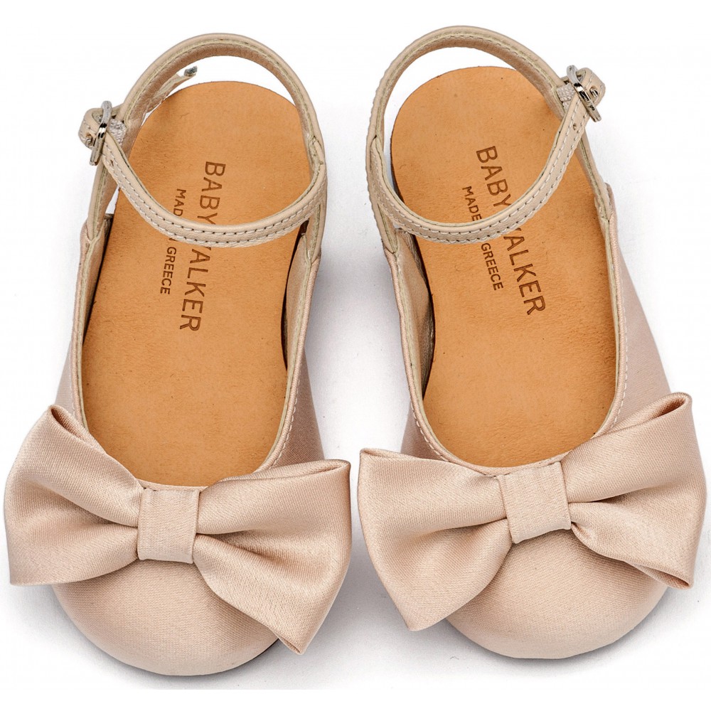 BW4855 Γαλλικό Σαμπό με Σατέν Φιόγκο  Μπεζ