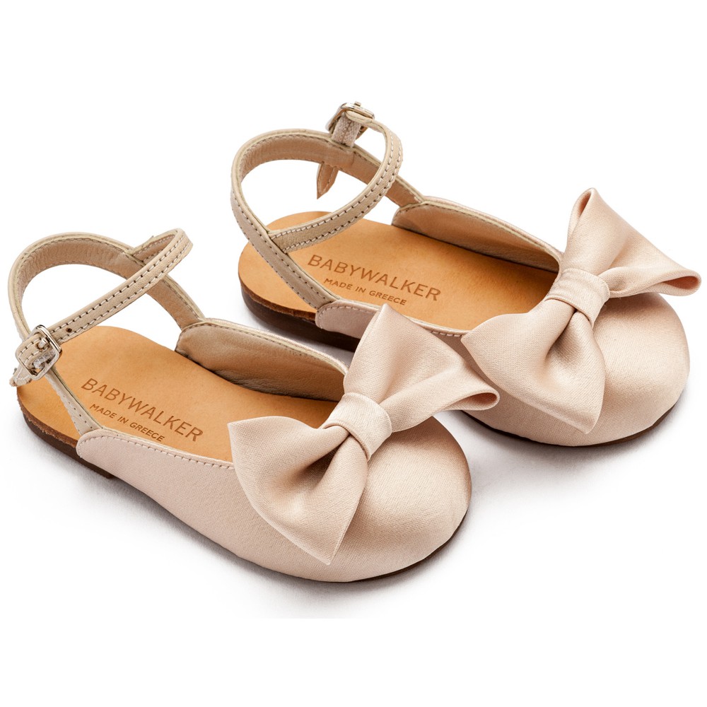 BW4855 Γαλλικό Σαμπό με Σατέν Φιόγκο  Μπεζ