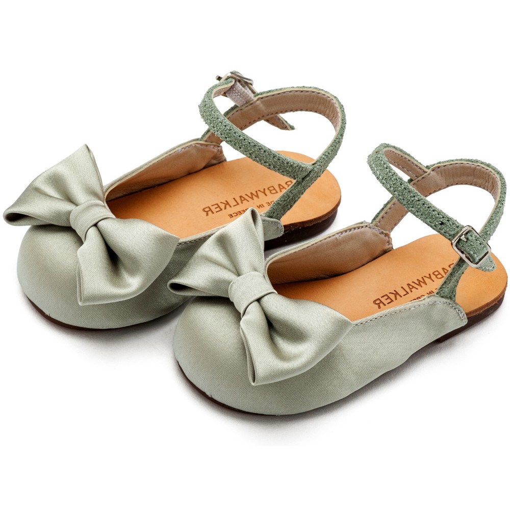 BW4855 Γαλλικό Σαμπό με Σατέν Φιόγκο  Λαδί