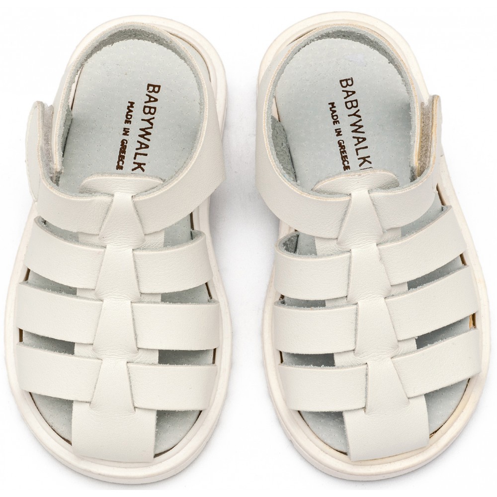 GR0099 Αρχαιοελληνικό Πέδιλο  Λευκό