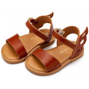 GR0106 Δερμάτινο Σανδάλι  Terracotta