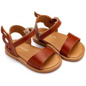 GR0106 Δερμάτινο Σανδάλι  Terracotta