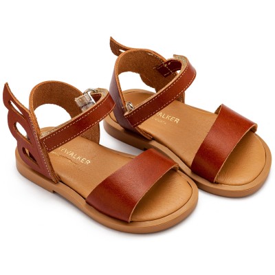 GR0106 Δερμάτινο Σανδάλι  Terracotta