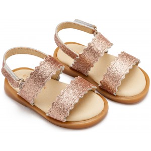 GR0108 Δερμάτινο Σανδάλι  Powder