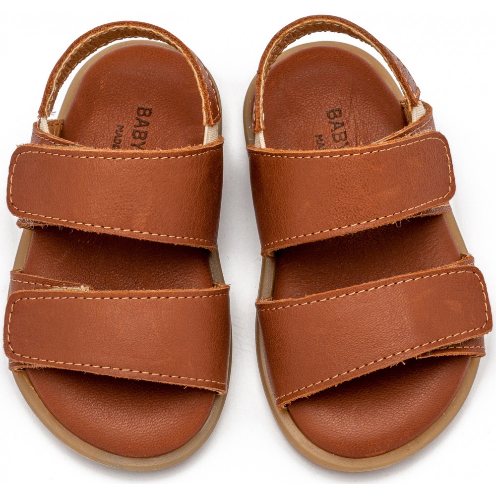 GR0112 Δερμάτινο Σανδάλι  Ταμπά