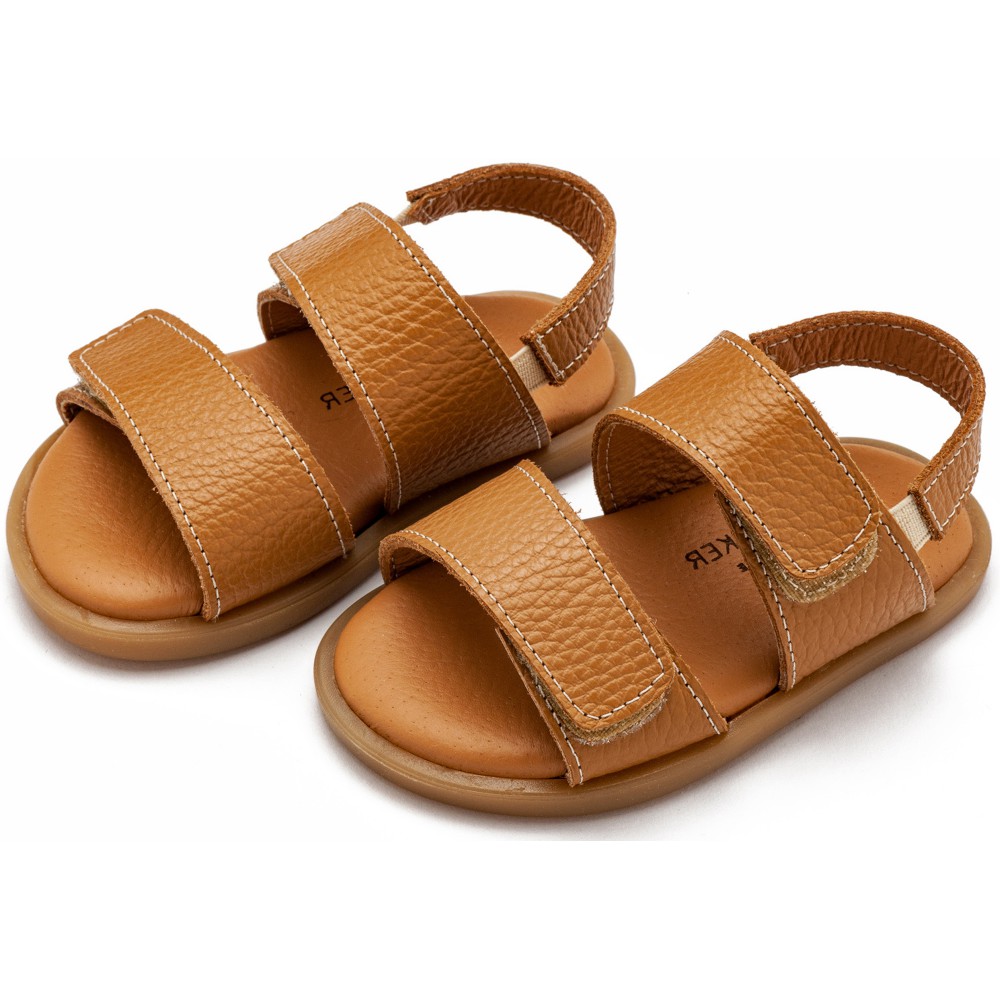 GR0112 Δερμάτινο Σανδάλι  Terracotta