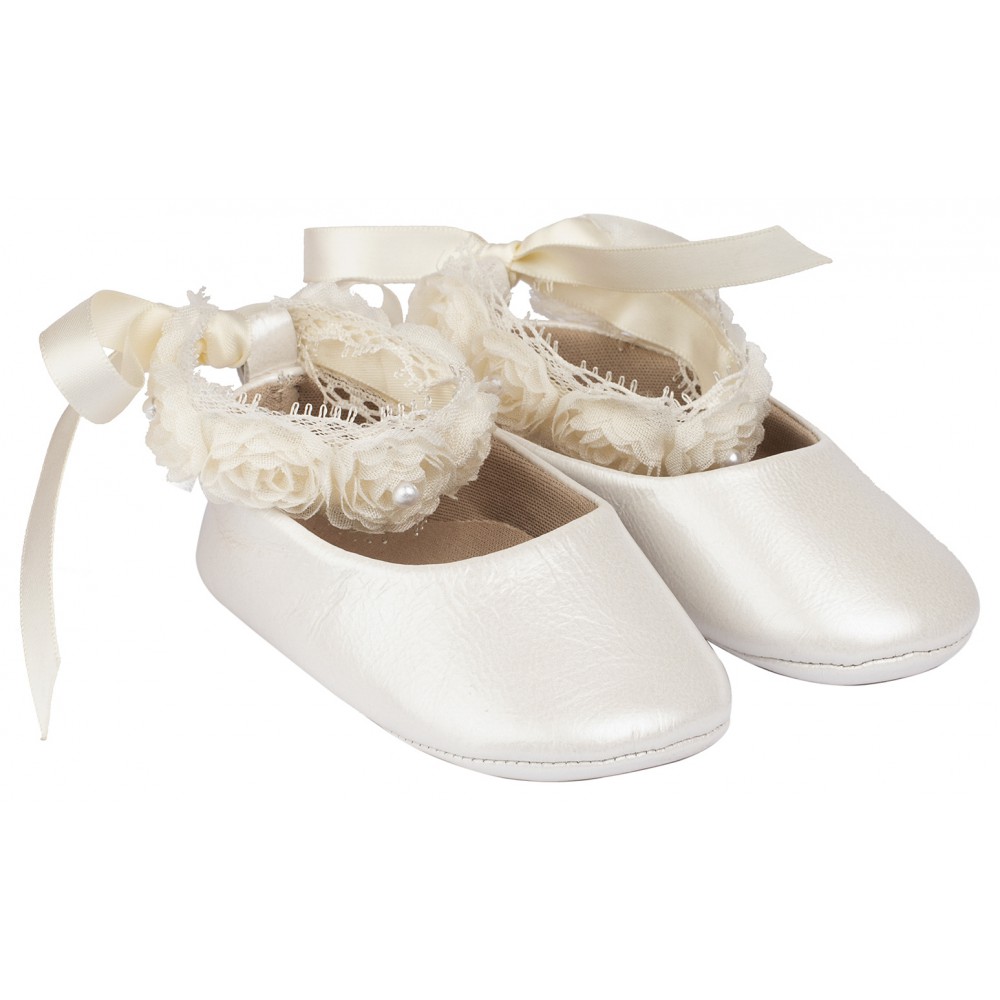 MI1506 Εκρού Μπαλαρίνα με Δέσιμο στον Αστράγαλο 