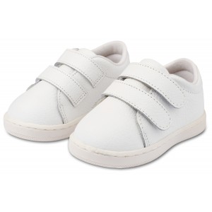 PRI2103 Λευκό Sneakers Διπλή Μπαρέτα Χρατς 