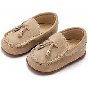 PRI2121 Μπεζ Καστόρινο Δετό Loafer 