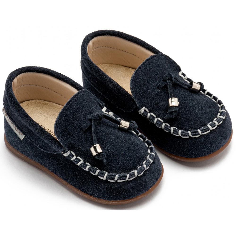 PRI2121 Καστόρινο Δετό Loafer  Μπλε