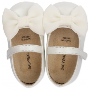 PRI2525 Γοβάκι  Μονή Μπαρέτα με Φιόγκο  Εκρού