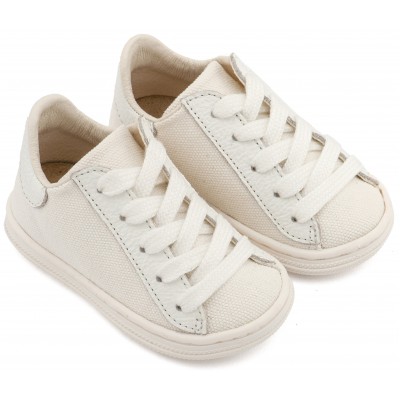 BS3093 Λευκό Δετά Ημίμποτα 