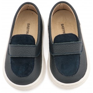 BS3094 Μπλε Loafers 