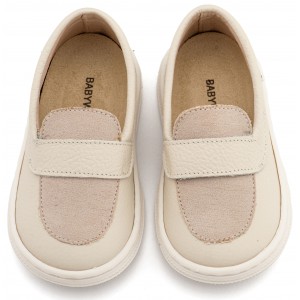 BS3094 Εκρού Loafers 