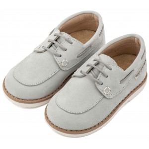 BW 4308 Λευκό Δετό Δερμάτινο Μοκασίνι 