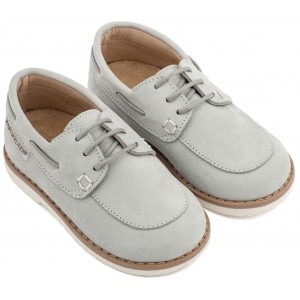 BW 4308 Λευκό Δετό Δερμάτινο Μοκασίνι 