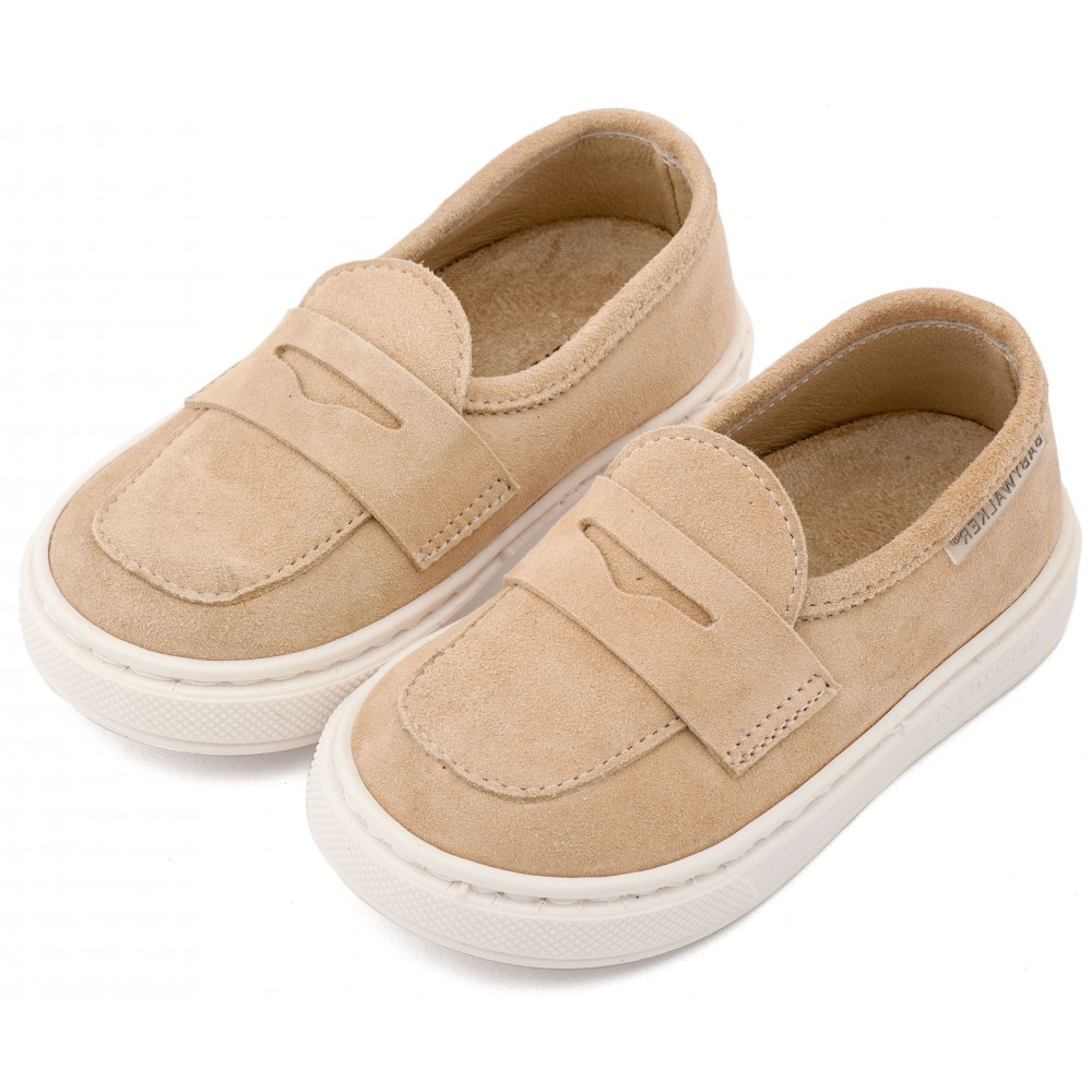 BW 4311 Μπεζ Καστόρινo Loafer 