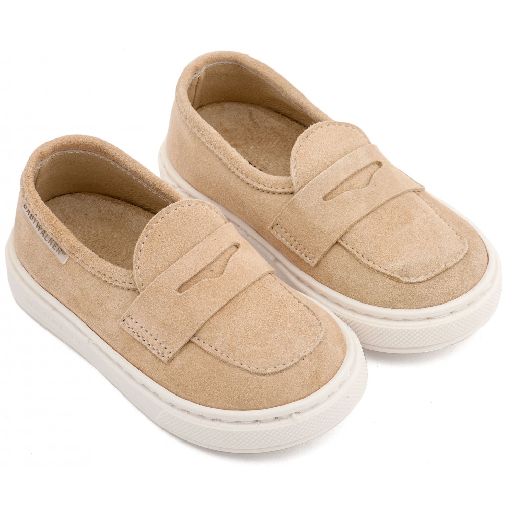 BW 4311 Μπεζ Καστόρινo Loafer 