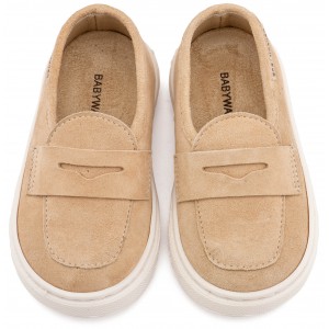 BW 4311 Μπεζ Καστόρινo Loafer 