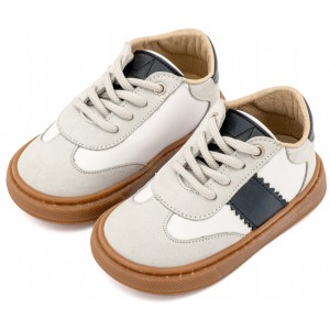 EXC5309  Λευκό Μπλε Δίχρωμο Δετά Sneaker 