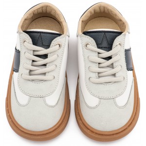 EXC5309  Λευκό Μπλε Δίχρωμο Δετά Sneaker 