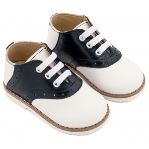 EXC5318  Λευκό Μπλε Δίχρωμο Δετό Brogue 