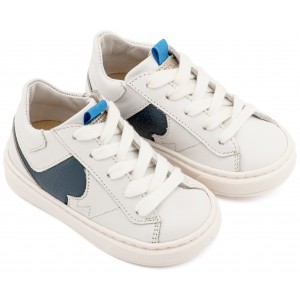 EXC8001 Λευκό Μπλε Δίχρωμο Sneaker Δετό 