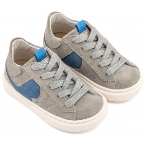 EXC8002 Γκρι Μπλε Ρουά Δίχρωμο Sneaker Δετό 