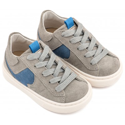 EXC8002 Γκρι Μπλε Ρουά Δίχρωμο Sneaker Δετό 