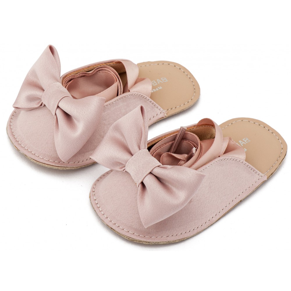 MI1661 Ροζ Αντικέ Γαλλικό Σαμπό με Σατέν Φιόγκο  