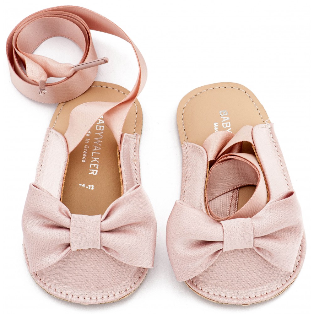 MI1661 Ροζ Αντικέ Γαλλικό Σαμπό με Σατέν Φιόγκο  