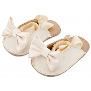 MI1661 Εκρού Γαλλικό Σαμπό με Σατέν Φιόγκο  