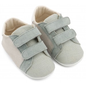 MI1138 Λευκό Μίνεραλ Δερμάτινο Σνικερ με Χρατς 