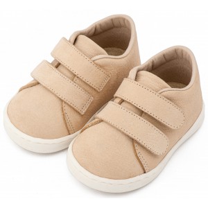 PRI2090 Μπεζ Sneakers Διπλή Μπαρέτα Χρατς 