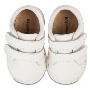 PRI2103 Λευκό Sneakers Διπλή Μπαρέτα Χρατς 