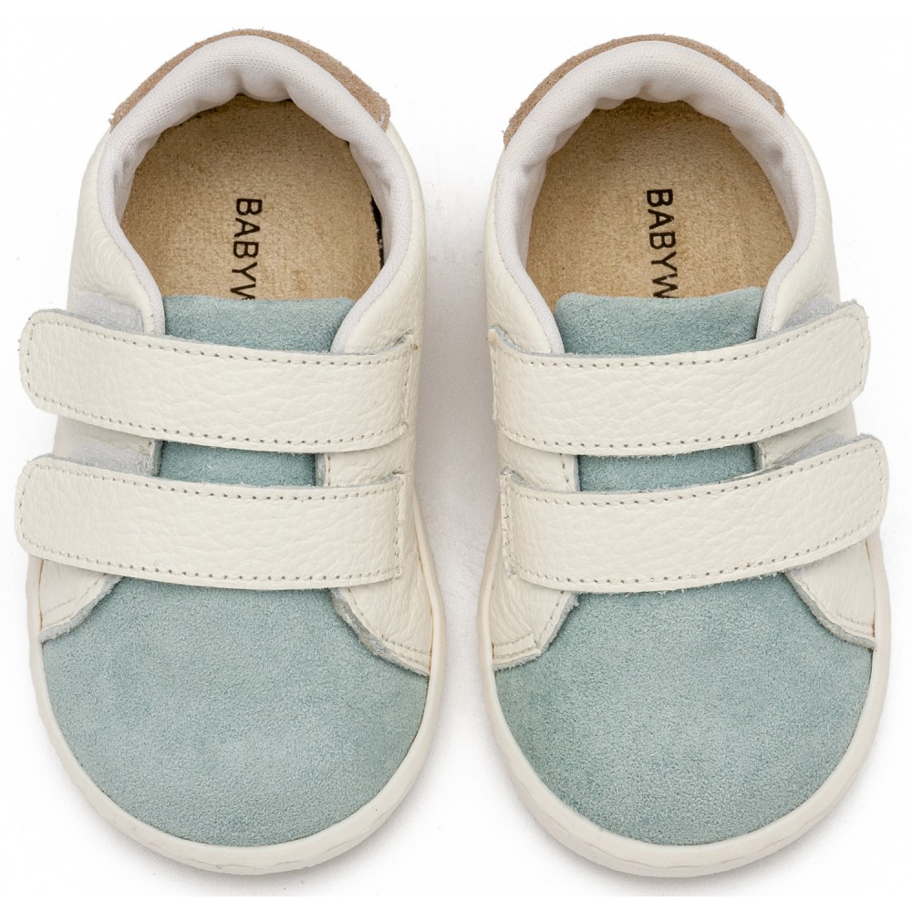 PRI2113 Λευκό Μίνεραλ Μπεζ Sneakers 