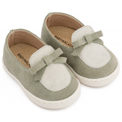 PRI2127 Μέντα Loafer με Φιογκάκι  