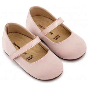 BS3603 Ροζ Αντικέ Γοβάκι Μονή Μπαρέτα 