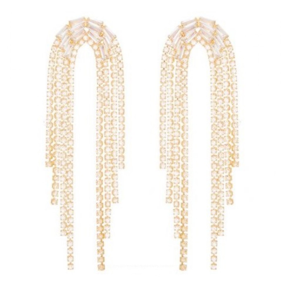 Σκουλαρίκια Πολυσειρά από Κρύσταλλα