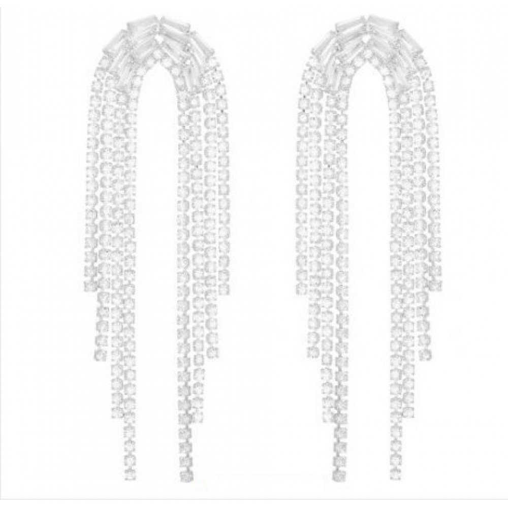 Σκουλαρίκια Πολυσειρά από Κρύσταλλα