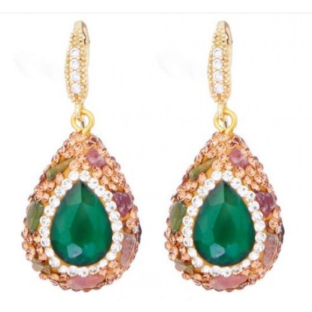 Σκουλαρίκια Χειροποίητα Κρεμαστά Δάκρυ