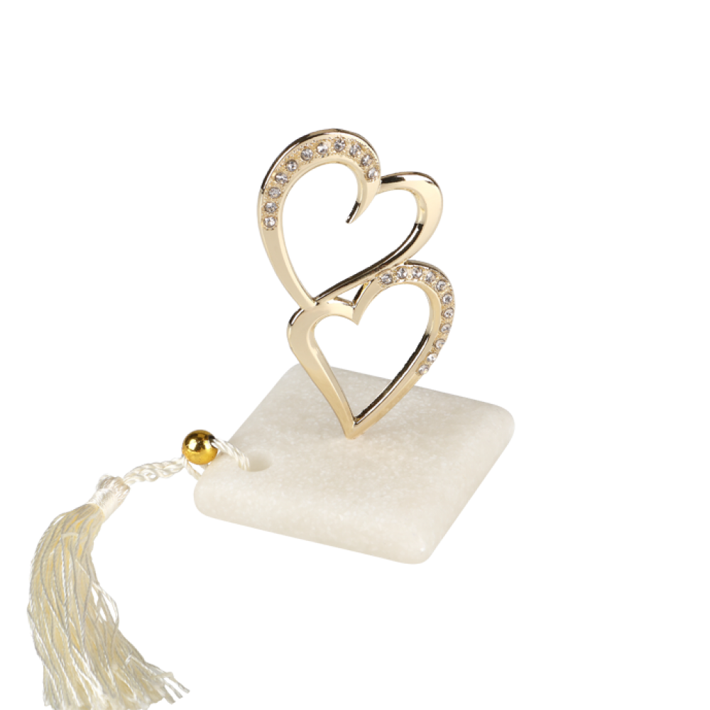 Μπομπονιέρα Καρδιές σε Πέτρα